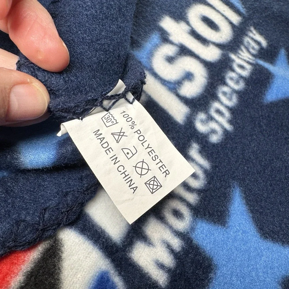 Racing Motor Speedway‎ Fleece Throw Blanket Atlanta Bristol Sonoma Las Vegas